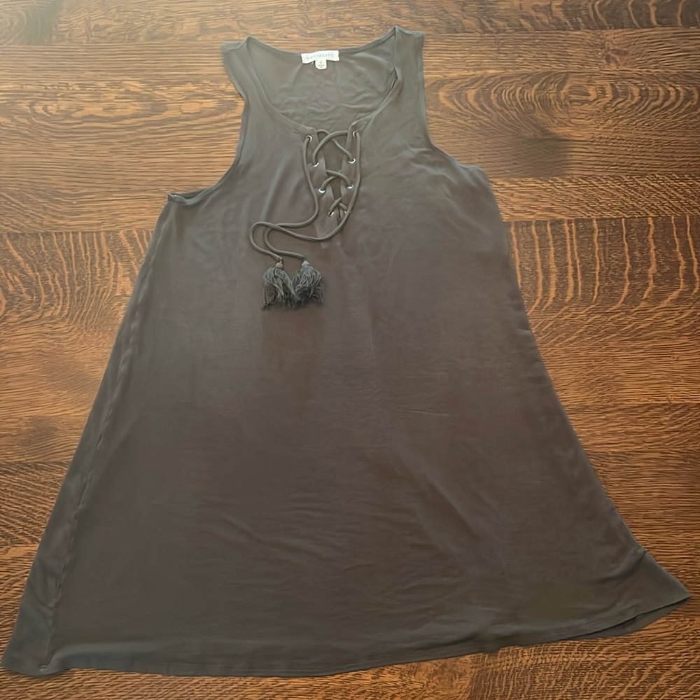 Socialite Womens Army Green Dress in Size Small